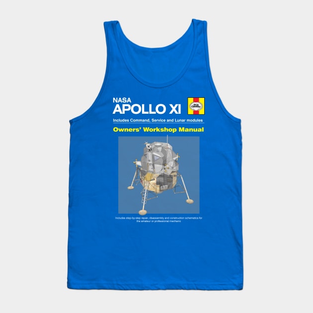 Apollo XI - Owners' Workshop Manual Tank Top by RetroCheshire